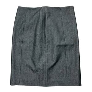 🌻 5/$15 🌻 Adrienne Vittadini Black Denim Skirt, Size 4, EUC